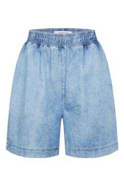 SOCCX Damen Jeans Shorts mit Wascheffekten Light Blue XL von SOCCX