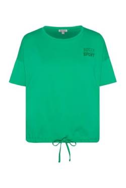 SOCCX Damen Oversized T-Shirt mit Rücken-Print Active Green L von SOCCX