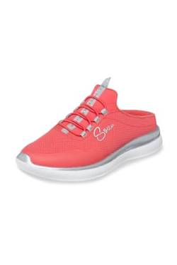 SOCCX Damen Slip On Sneaker mit Meshstruktur Red Coral 37 von SOCCX