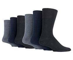 Bigfoot Diabetikersocken für Herren, sanfter Griff, Größe 46-48, 6 Paar, 6 x RD92BF, 12-14 von SOCK SHOP GENTLE GRIP