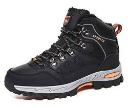 Wanderschuhe Herren Wasserdicht Trekkingschuhe Outdoor Mountainschuhe Anti-Rutsch Sportlich Schuhe Schwarz von SOCOO