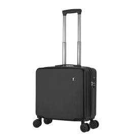 Reisekoffer Rollkoffer Koffer Trolley 18-Zoll-Kleingepäck, Geräuschlos, Universal-Rad-Boarding-Koffer, Langlebiges Hartschalen-Gepäck Koffer Gepäck (Color : D, Size : 18inch) von SOCUY