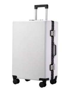 Reisekoffer Rollkoffer Koffer Trolley Handgepäck, Leichter Hartschalenkoffer Mit Spinnerrädern, Hartschalenkoffer Koffer Gepäck (Color : D, Size : 22in) von SOCUY