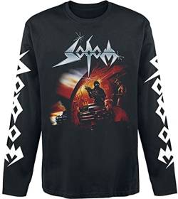 Sodom Agent orange Männer Langarmshirt schwarz L 100% Baumwolle Band-Merch, Bands, Nachhaltigkeit von SODOM