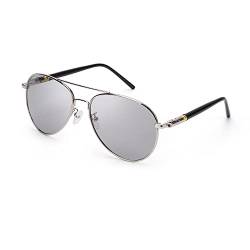 Polarisierte Sonnenbrille Herren Photochromatisch für Fahren Draussen Sports mit Ultraleicht Metallrahmen Leicht UV400 Schutz von SODQW