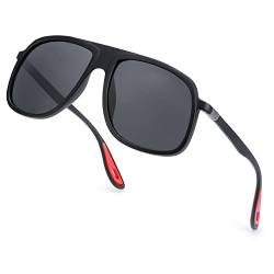 SODQW Sonnenbrille Herren Polarisiert TR90 Brille für Autofahren UV400 Schutz von SODQW