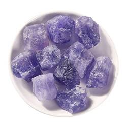 Natürlicher Kristall, rau, natürliche Magie, 100 g, natürliche Amethyst-Kristalle, Steine, Reiki-Rohstoff, violetter Quarz for die Raumdekoration von Aquarien WEISHENYIN ( Material : 2-3cm 100g ) von SOEJJWKP