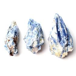 SOEJJWKP 1 STÜCK Natürlicher Kyanit-Kristall, rauer Felsstein, Mineralprobe, unregelmäßige Form, Blauer Heiledelstein, 200 g bis 400 g, geeignet for Möbeldekoration WEISHENYIN (Color : 300-400g) von SOEJJWKP