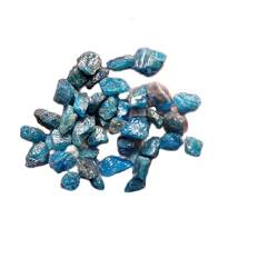 SOEJJWKP Kristall 3-25 mm 50 g natürliche Rohe Blaue Apatit-Rohsteine ​​Kristallkies Mineralien und Steine ​​Rohe Edelsteinprobe WEISHENYIN (Color : 8-15mm_100g) von SOEJJWKP