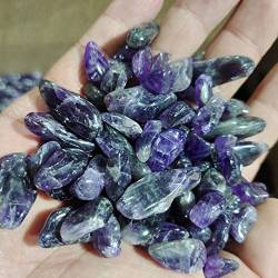 SOEJJWKP Kristall-Natürlicher Amethyst-Kristallschutt schmückt die Heim-Aquarium-Aquarium-Gartensteindekoration WEISHENYIN (Material : 300g) von SOEJJWKP