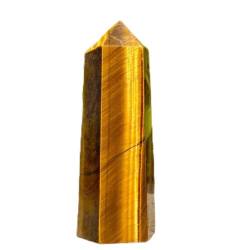 SOEJJWKP Natürlicher gelber Tigerauge-Stein, Kristallspitze, natürlicher Kristall, Reiki-Dingchi WEISHENYIN (Material : 200-250g) von SOEJJWKP