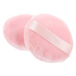 SOESFOUFU 2 lose Puderquaste Schminkschwämme für die Grundierung Mini-Puderquasten make up produkte kosmetikpinsel Mixer Puffs kosmetische Schwammpuderquasten -Make-up flauschige von SOESFOUFU