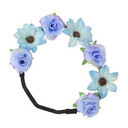 SOESFOUFU Blumenhaarkranz Blumen- Mädchenkleidung Damen Haarschmuck haar zubehör elastische Haargummis Blumengirlande Blumenkopfbedeckungen Haarband Fee Sonnenblume das Foto Stirnband Kind von SOESFOUFU