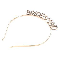 SOESFOUFU Haarschmuck Für Die Braut Brautjungfer Stirnband Haarschmuck Strass Strass-stirnband Stirnbänder Für Brautjungfern Haarschmuck Für Die Brautjungfer Strasssteine Bunt Zubehör Damen von SOESFOUFU