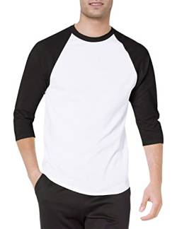 SOFFE MJ Herren Baseball-Trikot 3/4 Arm L Schwarz von SOFFE