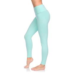 SOFTSAIL Leggings Damen High Waist Sportleggings Frauen Activewear Sport Yoga Pilates Fitness Gym Figurformende Sportbekleidung Sporthose Für Damen 48 von SOFTSAIL