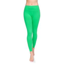 SOFTSAIL Leggings Damen High Waist Sportleggings Frauen Tummy Control Figurformende Leggins Sportleggins Sportbekleidung Sporthose Sport Yoga Pilates Fitness Gym Grün Gr. 38 von SOFTSAIL