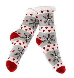 SOFTSAIL Weihnachtssocken Kuschelsocken Warme Wintersocken Für Damen Für Weihnachten Lustige Socken Für Winter Kleinigkeiten Geschenk Für Weihnachten Unisex von SOFTSAIL