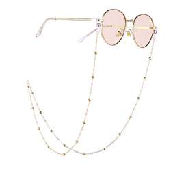 SOIMISS Golden Eyeglasses Strap Fashion Frauen Brillenkette Hanging Neck Brillen Kette Sonnenbrille Halter Strap Anti-Rutsch-Brillen Retainer von SOIMISS