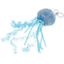 SOIMISS Plüsch-Schlüsselanhänger Tierqualle Oktopus Schlüsselanhänger Dekorativer Aquarium-Plüschbeutel Hängender Anhänger Himmelblau von SOIMISS