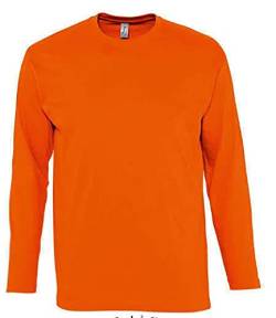 SOL´S Langarm T-Shirt Monarch, Farbe:Orange, Größe:XXL von SOL'S
