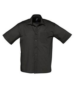 SOL´S Popeline-Kurzarmhemd Bristol, Größe:4XL, Farbe:Black von SOL'S