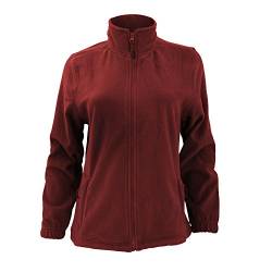 SOLS Damen North Fleece-Jacke mit durchgehendem Reißverschluss (Large) (Rot) L,Rot von SOL'S