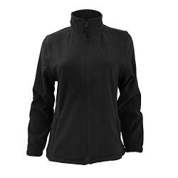 SOLS Damen North Fleece-Jacke mit durchgehendem Reißverschluss (Medium) (Vintage Schwarz) M,Vintage Schwarz von SOL'S
