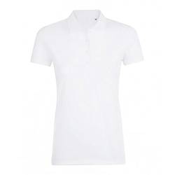 SOLS Damen Phoenix Kurzarm Pique Polo Shirt (XL) (Weiß) von SOL'S