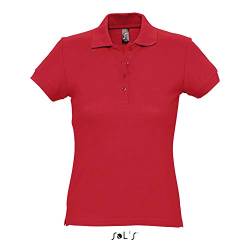 Sols Damen Sol's Passion Poloshirt, rot, L von SOL'S