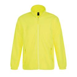 Sols Herren Outdoor Fleece Jacke North (3XL) (Neon Gelb) von SOL'S