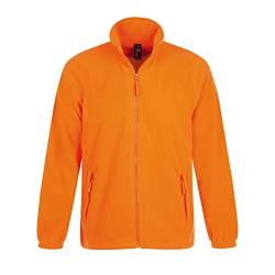 Sols Herren Outdoor Fleece Jacke North (4XL) (Orange) von SOL'S