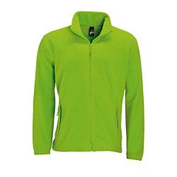 Sols Herren Outdoor Fleece Jacke North (Large) (Limette) von SOL'S