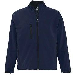 Sols Herren Relax Softshell-Jacke, atmungsaktiv, Winddicht, wasserdicht (M) (Abyss Blau) von SOL'S