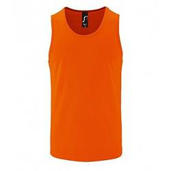 Sols Herren Sporty Performance Tank Top (3XL) (Neon Orange) von SOL'S