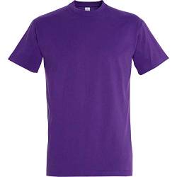 Sols Imperial – Herren-T-Shirt mit kurzen Ärmeln, dunkles violett, XL von SOL'S