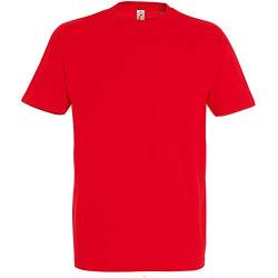 Sols Imperial – Herren-T-Shirt mit kurzen Ärmeln, leuchtend rot, XXL von SOL'S