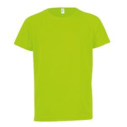 Sols Kinder T-Shirt Sporty, Kurzarm (6 Jahre (116)) (Neon Grün) von SOL'S