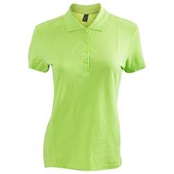 Sols Passion Damen Polo-Shirt, Kurzarm (M) (Apfelgrün) von SOL'S