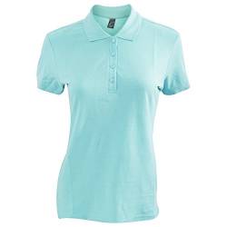 Sols Passion Damen Polo-Shirt, Kurzarm (M) (Himmelblau) von SOL'S