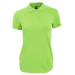 Sols Perfect Damen Polo-Shirt, Kurzarm (S) (Apfelgrün) von SOL'S