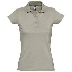 Sols Prescott Damen Jersey Polo-Shirt, Kurzarm (Medium) (Khaki) von SOL'S