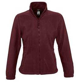 Sols´S Womens Fleecejacket North, Größe:S, Farbe:Burgundy von SOL'S