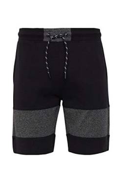 !SOLID Mekir Herren Sweatshorts Kurze Hose Jogginghose Rippbund aus 100% Baumwolle Regular Fit, Größe:L, Farbe:Black (194007) von !SOLID