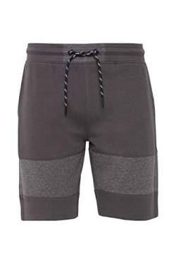 !SOLID Mekir Herren Sweatshorts Kurze Hose Jogginghose Rippbund aus 100% Baumwolle Regular Fit, Größe:L, Farbe:Forged Iron (193907) von !SOLID
