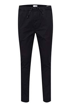 !SOLID Sinan Herren Chino Hose Stoffhose mit Rippbund und Kordelzug Slim Fit, Größe:XL, Farbe:Black (194007) von !SOLID