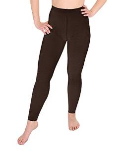 SOLIDEA Dame Leggings Long Vorbeugende Abgestufte Kompression (Mokka, 42) von SOLIDEA