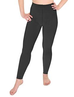 SOLIDEA Dame Leggings Long Vorbeugende Abgestufte Kompression (Rauchgrau, 38) von SOLIDEA