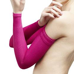SOLIDEA Micromassage-Arm-Manschette Armbands |Ärmlinge Kompression (Fuchsie, S) von SOLIDEA