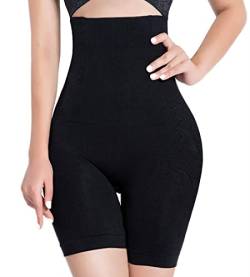 SOLO ACTFIT Damen Figurenformend Miederpants Miederhose Taille Shapewear Bauch Weg Formender Unterwäsche Hohe Taille Body Shaper Atmungsaktive (Schwarz, S) von SOLO ACTFIT